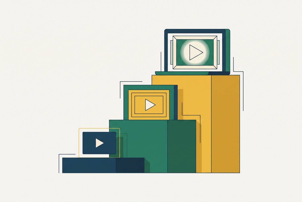 Cover illustration for “Production Quality Tiers for Different Training Video Use Cases”