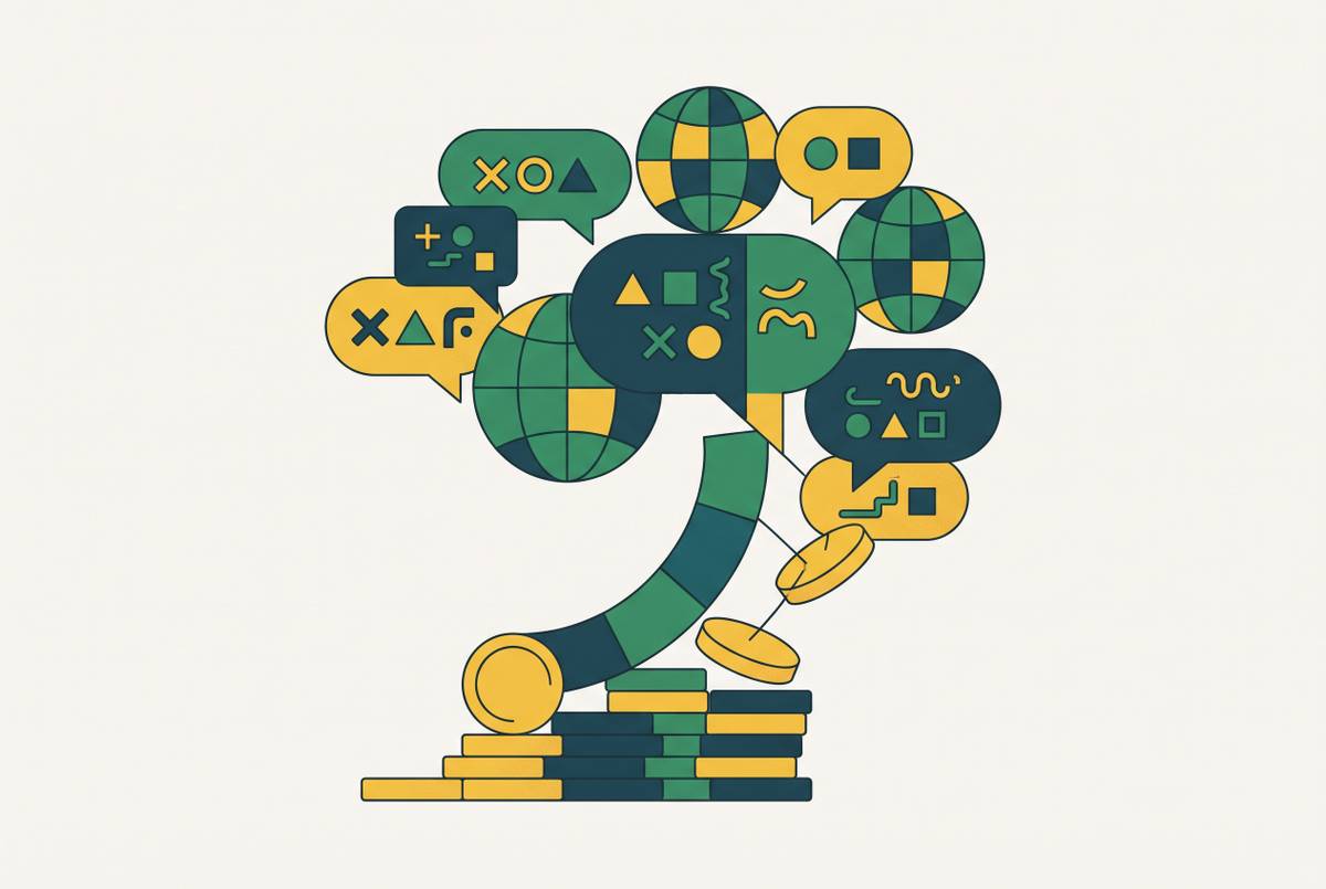 Cover illustration for “Localization Cost in Multilingual Software Training Programs”