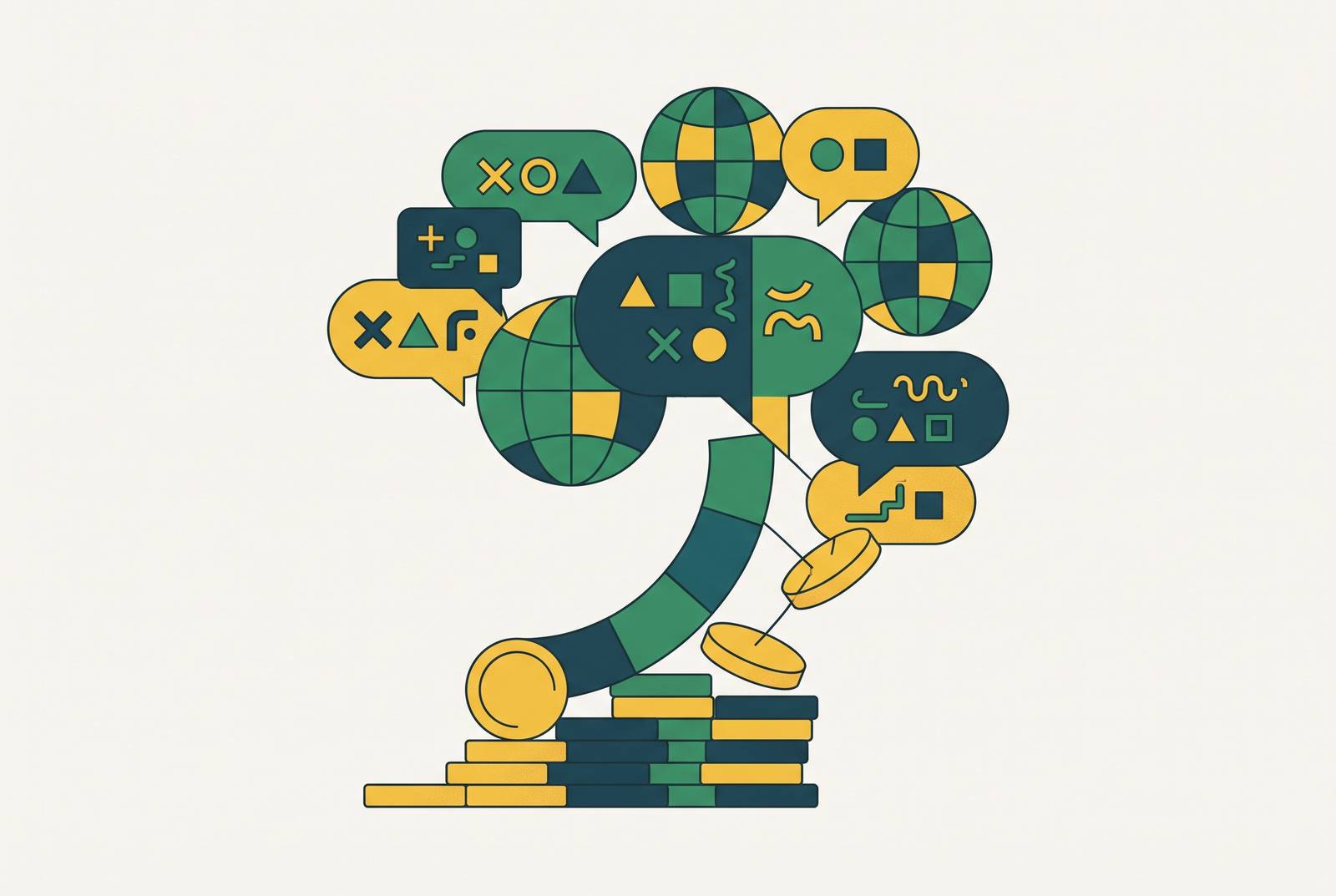 Cover illustration for “Localization Cost in Multilingual Software Training Programs”