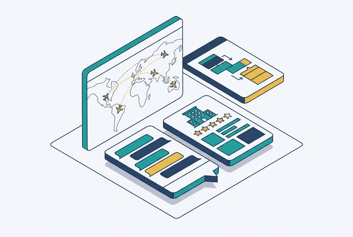 Cover illustration for “Real-Time Itinerary Adjustment Features in AI Travel Platforms”