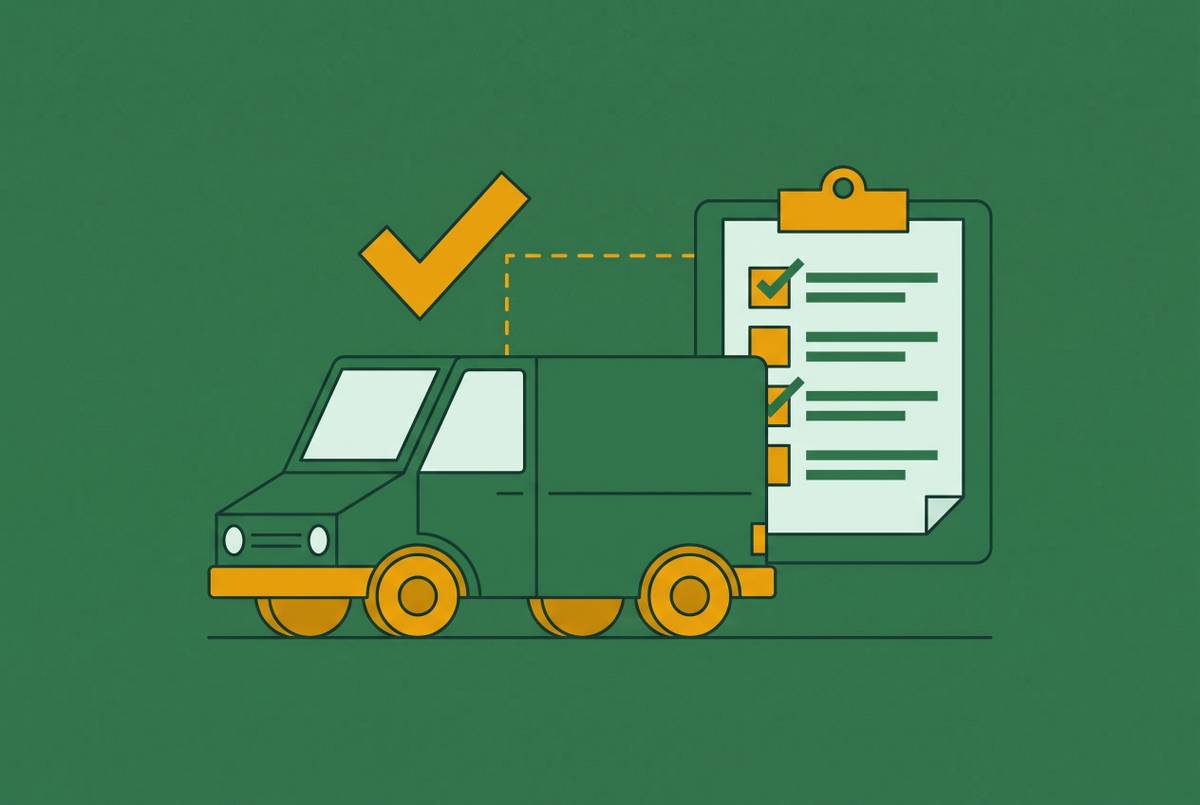 Cover illustration for “Vehicle Inspection Document Requirements for Last-Mile Contractors”