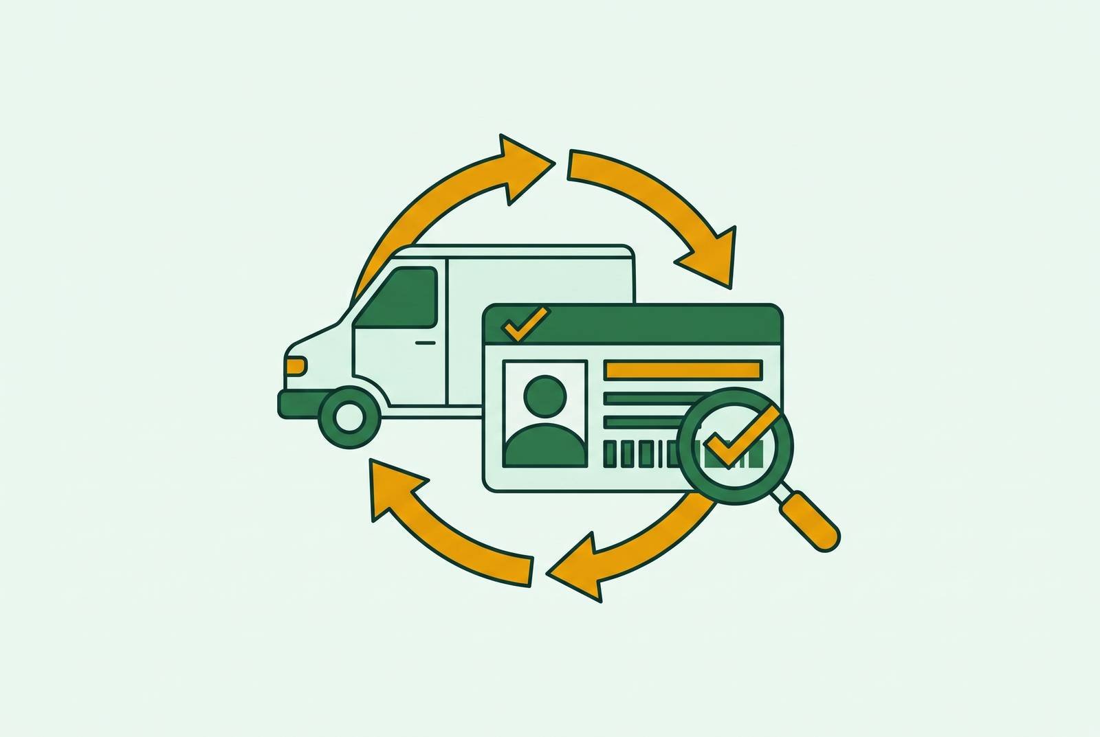 Cover illustration for “MVR Monitoring Cadence for 1099 Delivery Fleets”