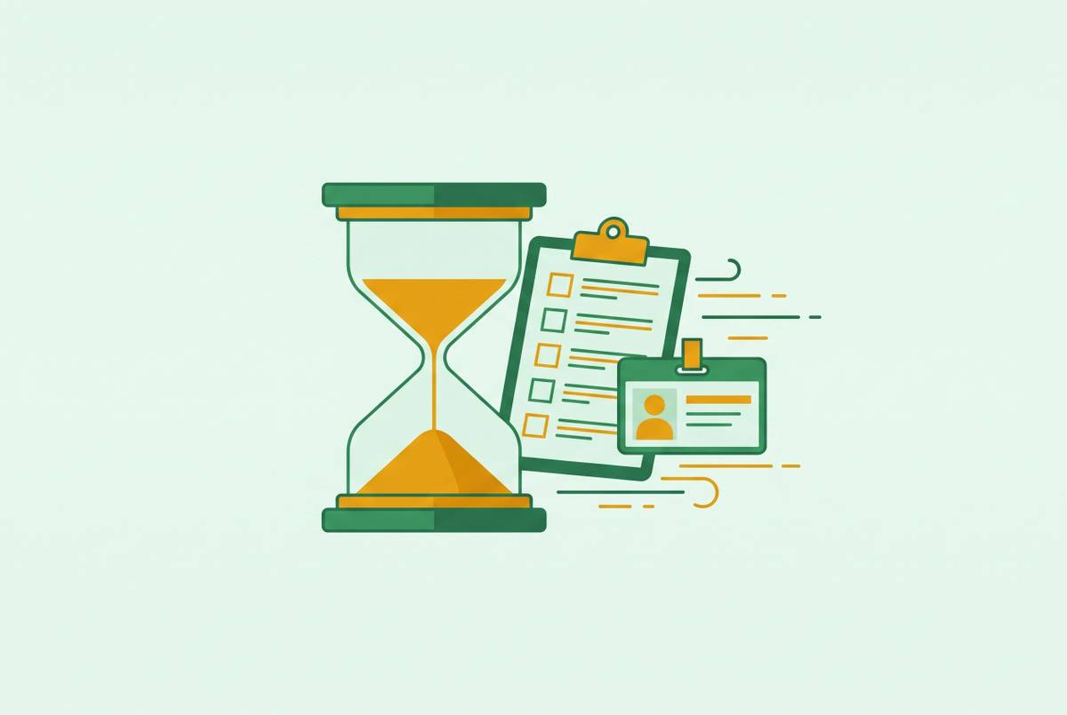Cover illustration for “Reducing Contractor Onboarding Time From Weeks to Days”