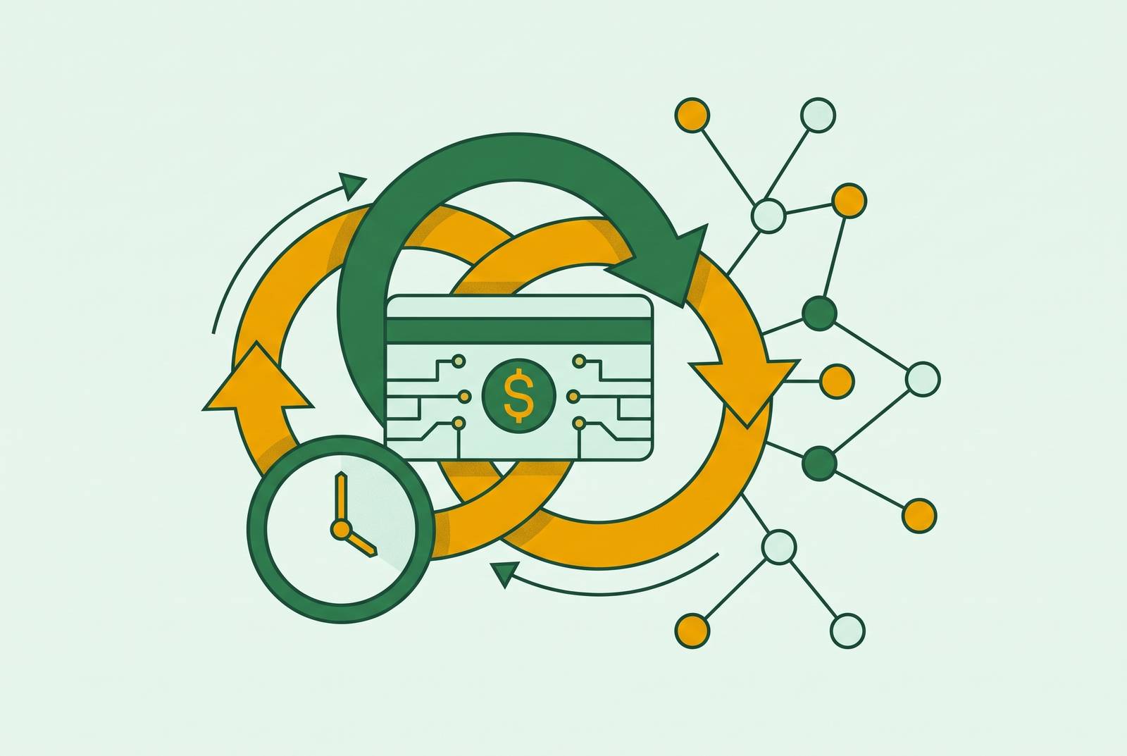 Cover illustration for “Same-Day ACH Payment Setup for 1099 Contractor Networks”