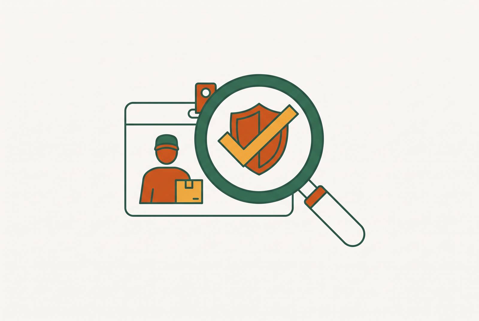 Cover illustration for “Background Check Requirements for Independent Delivery Contractors”