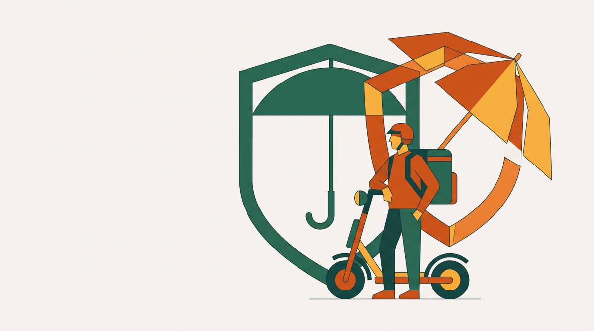 Cover illustration for “Workers Compensation vs. Occupational Accident for Gig Platforms”
