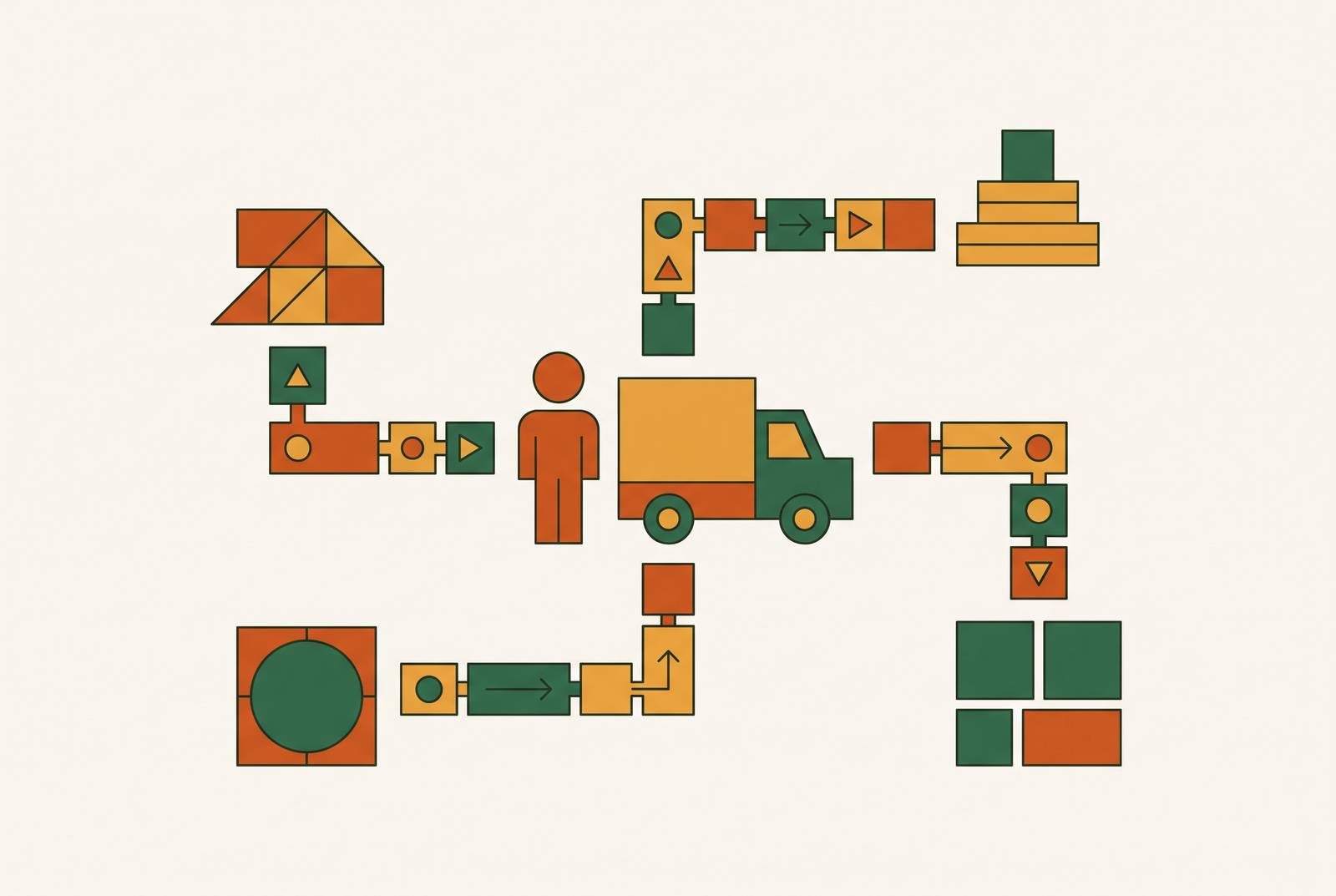 Cover illustration for “Onboarding Module Design for Multi-Client Delivery Operators”