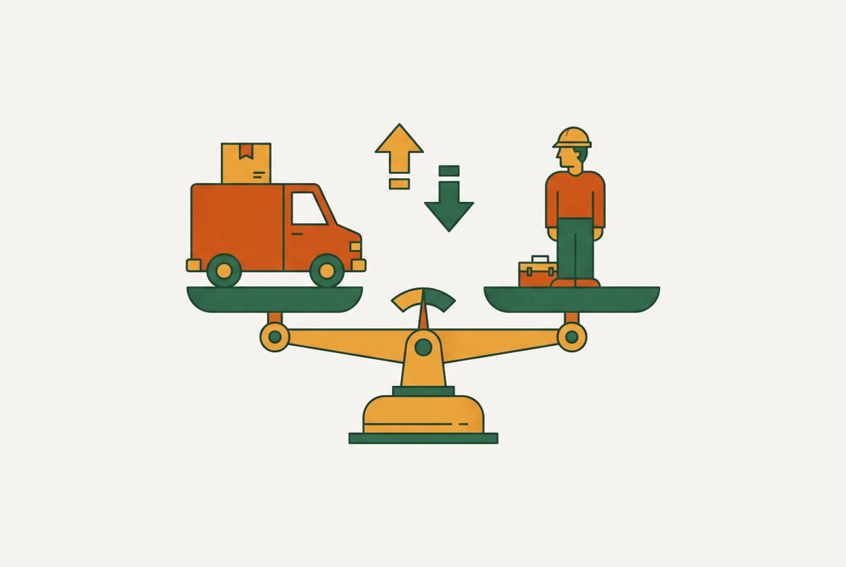 Cover illustration for “AB5 vs. ABC Test for Delivery Companies”