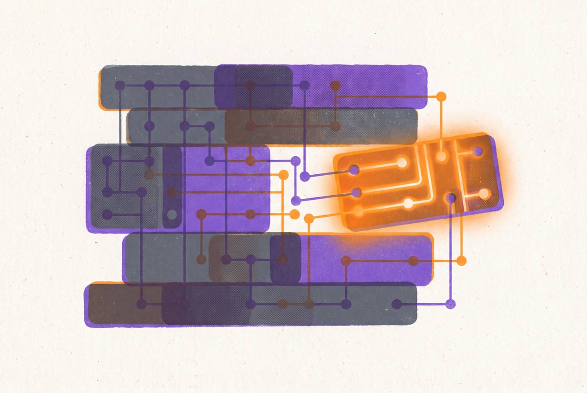Cover illustration for “Integrating AI Recruiting Tools Into an Existing Engineering Hiring Stack”