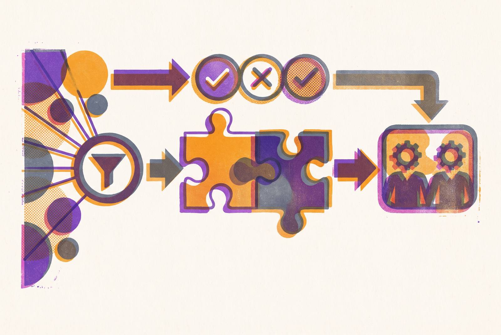 Cover illustration for “Structured Hiring Process for Technical Co-Founder Searches”