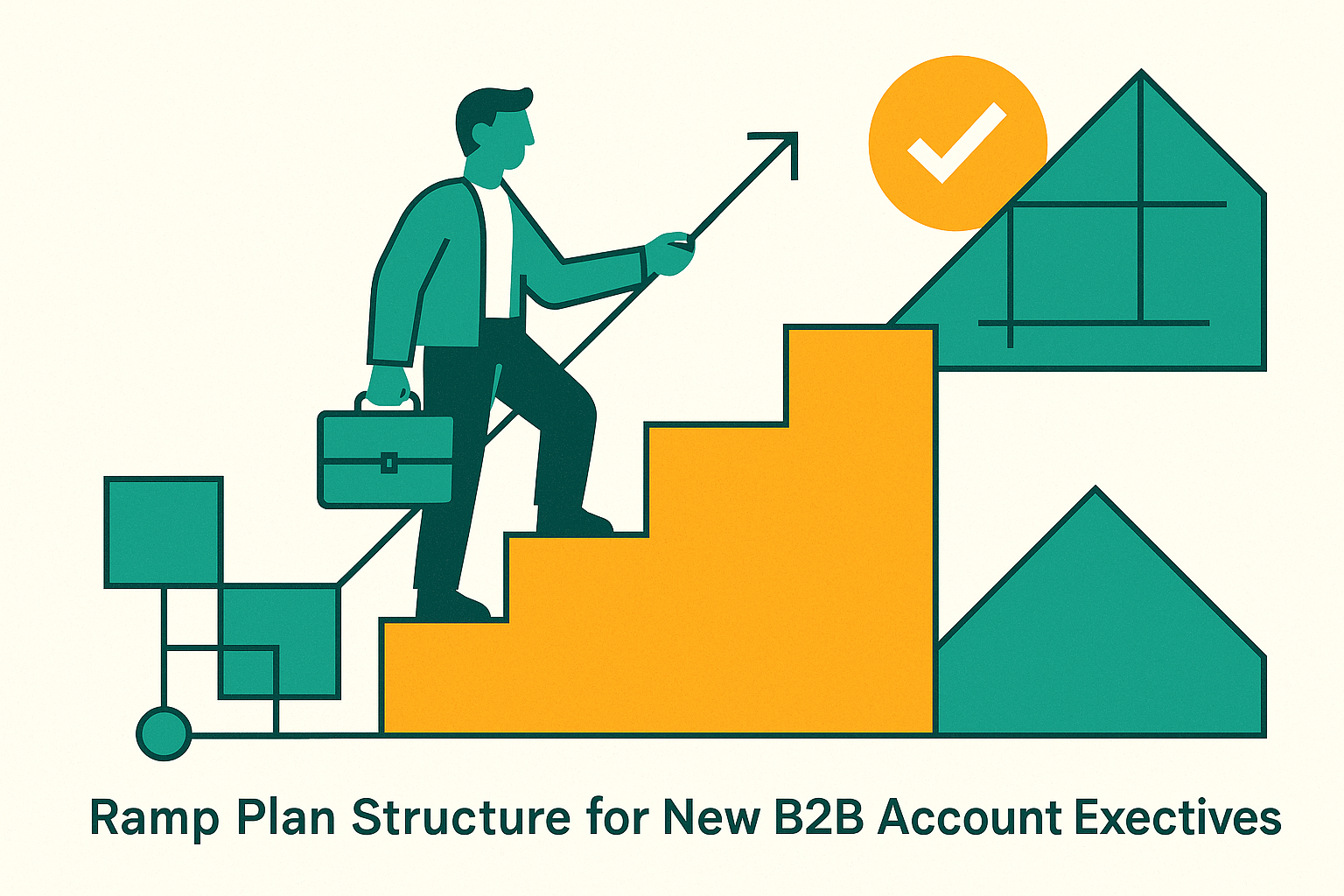 Cover illustration for “Ramp Plan Structure for New B2B Account Executives”