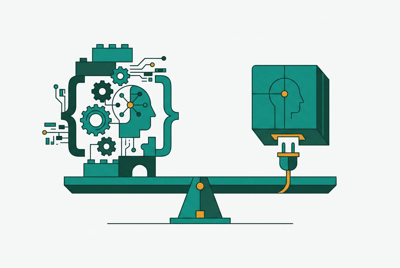 Cover illustration for “Build vs. Buy Decision for AI Recruiting Tooling”