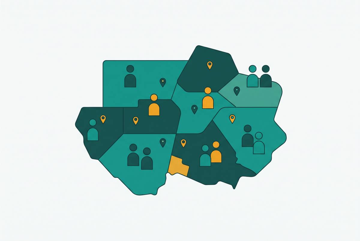 Cover illustration for “Sales Territory Design for a Growing Account Executive Team”