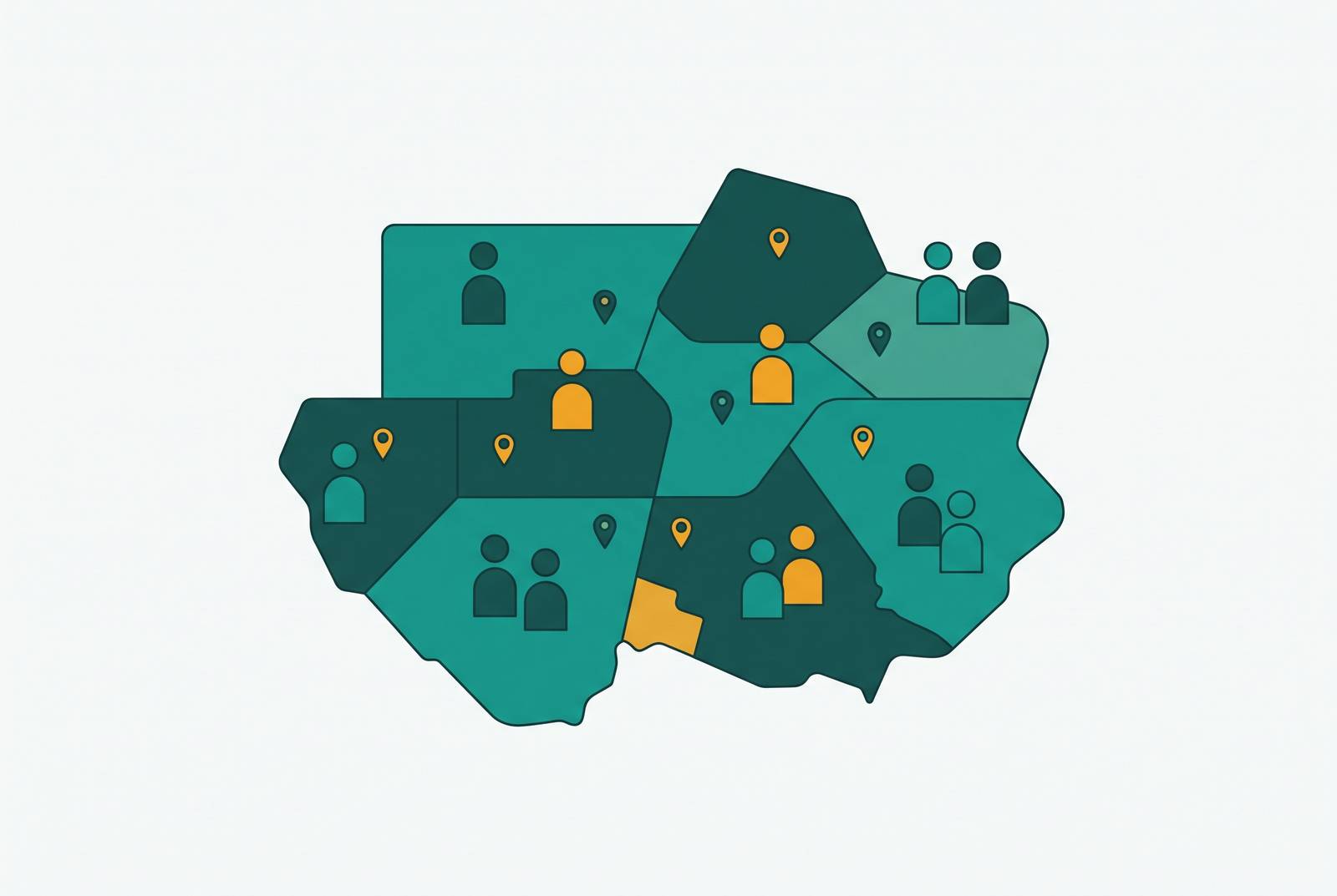 Cover illustration for “Sales Territory Design for a Growing Account Executive Team”