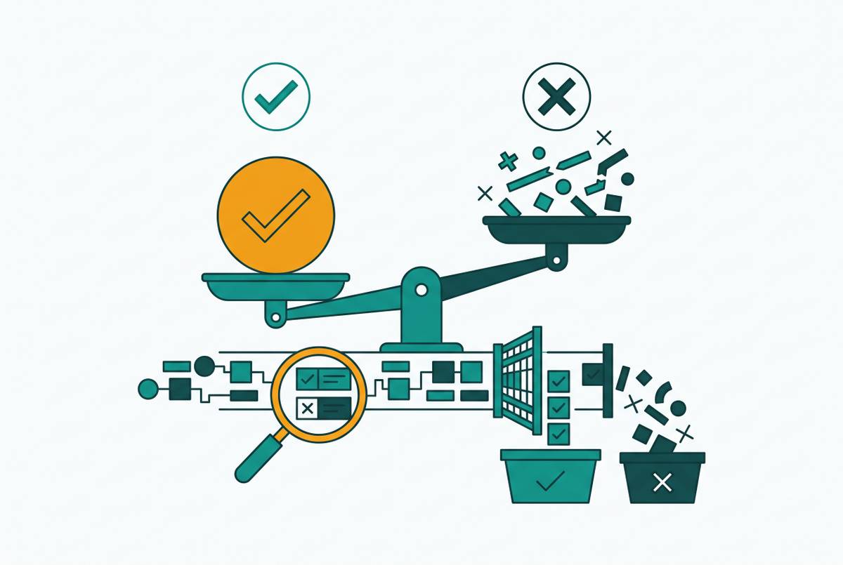 Cover illustration for “Evaluating AI Interview Platform Outputs for Decision-Making Reliability”