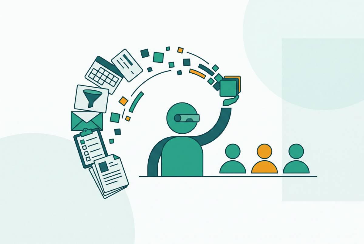 Cover illustration for “Why Startups Are Replacing Their Entire Recruiting Stack With One AI Hiring Manager”