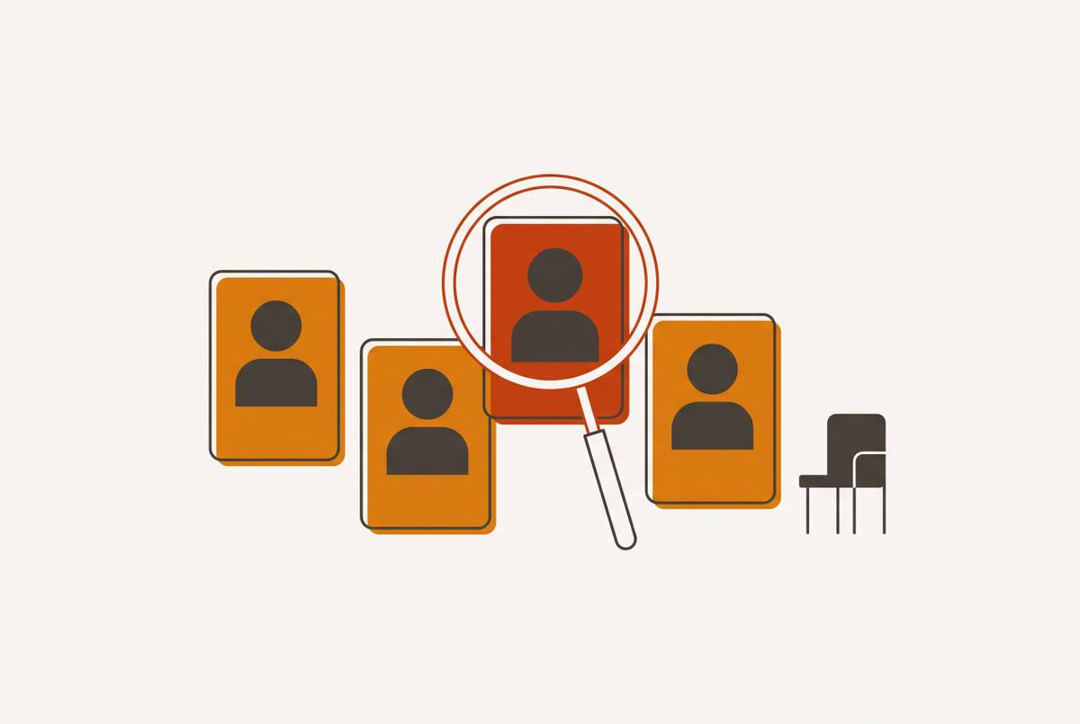 Cover illustration for “Evaluating Design Leadership Candidates Without a Design Executive on Staff”