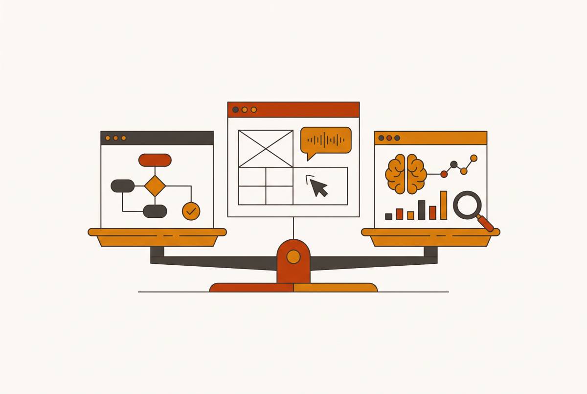 Cover illustration for “AI Interview Tools for UX Designer Roles Compared”