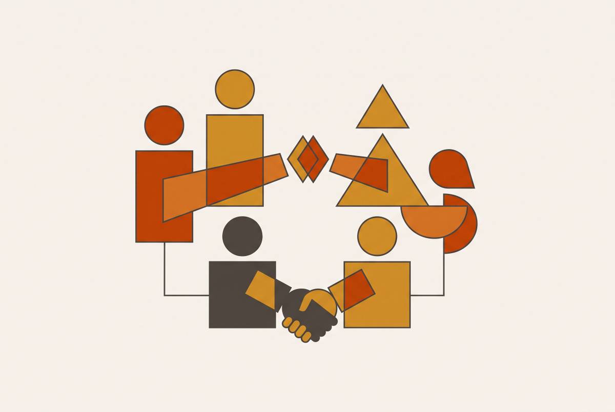 Cover illustration for “Cross-Functional Collaboration Skills in Design Candidates”