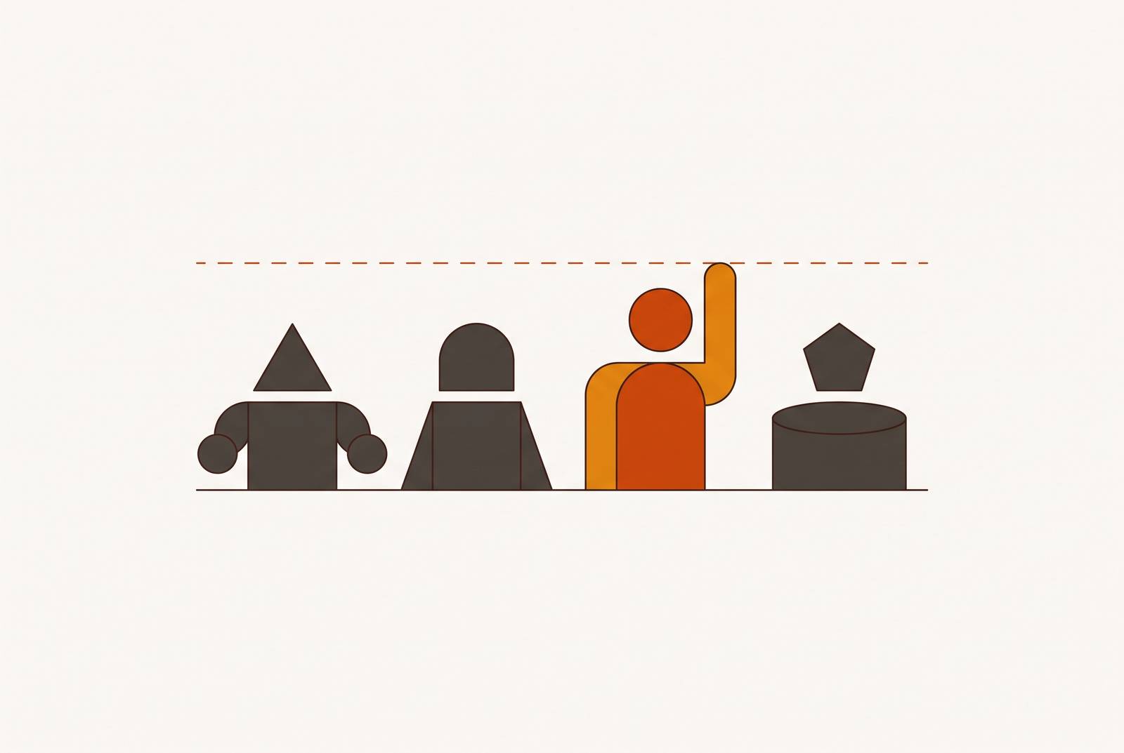 Cover illustration for “Implicit Hiring Standards at Early-Stage Startups”