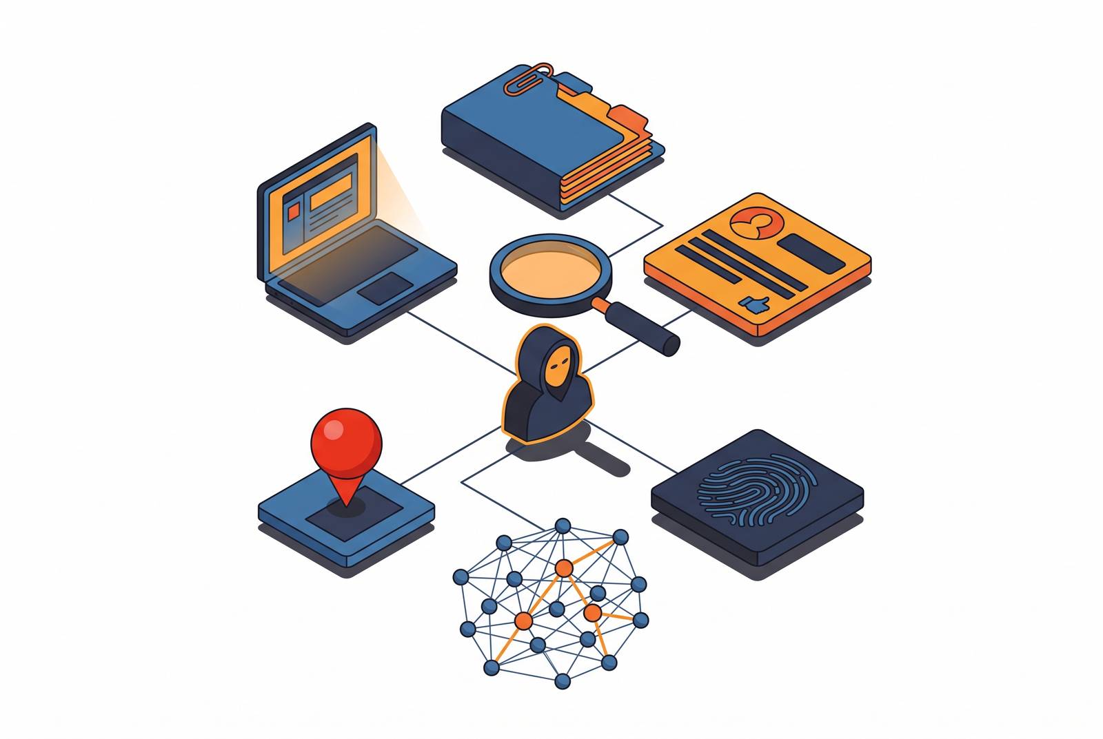 Cover illustration for “OSINT Techniques Used to Identify Cybercriminals”