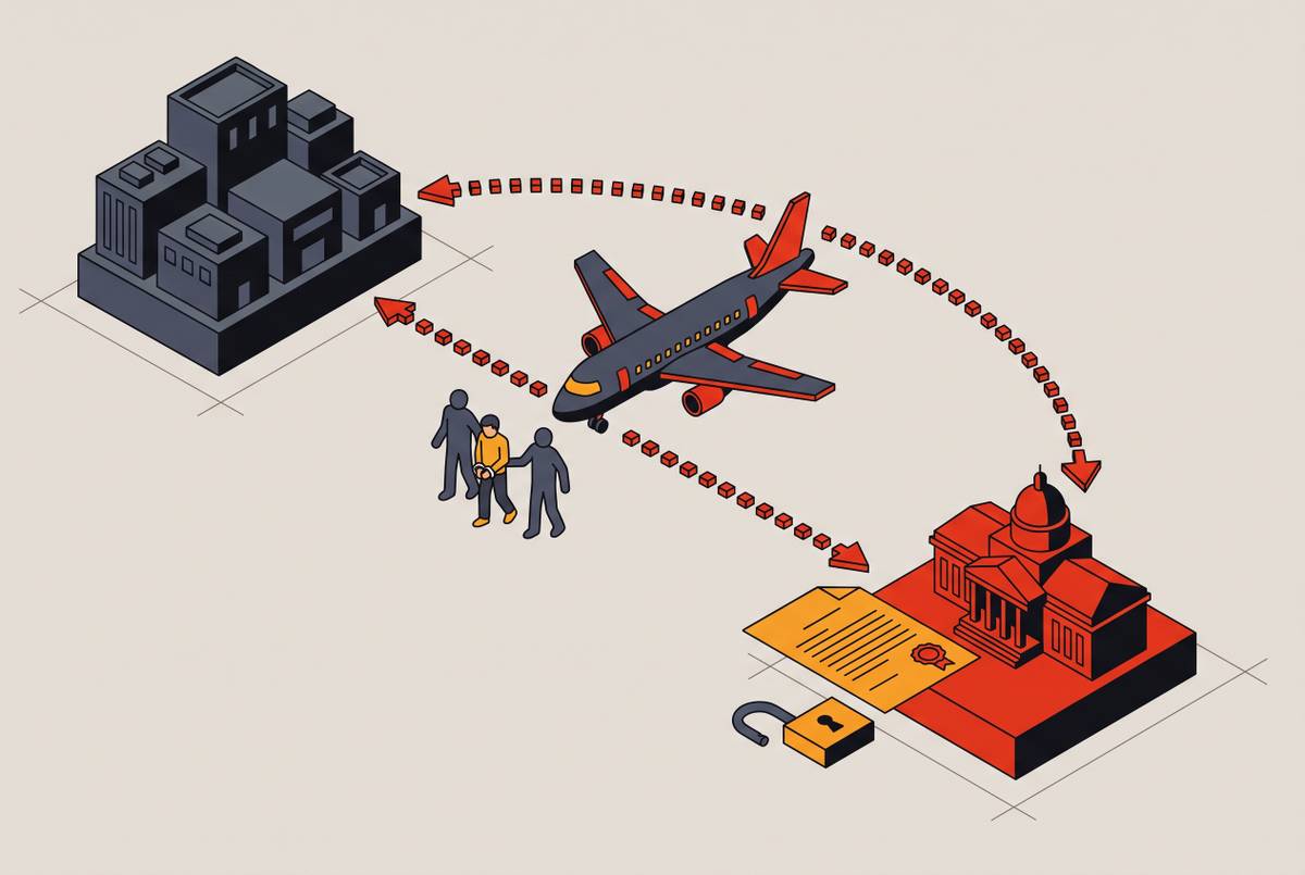 Cover illustration for “Cybercriminal Extraditions From Third Countries to the US”