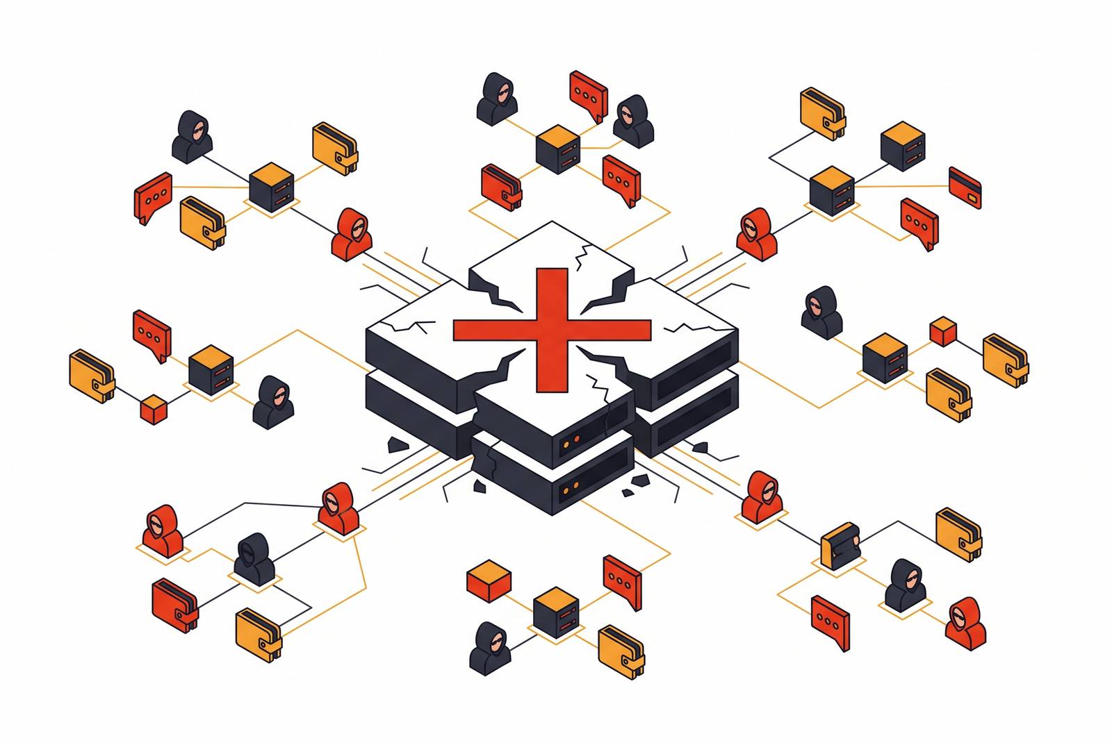 Cover illustration for “Morphing Cybercrime Tactics After Platform Takedowns”
