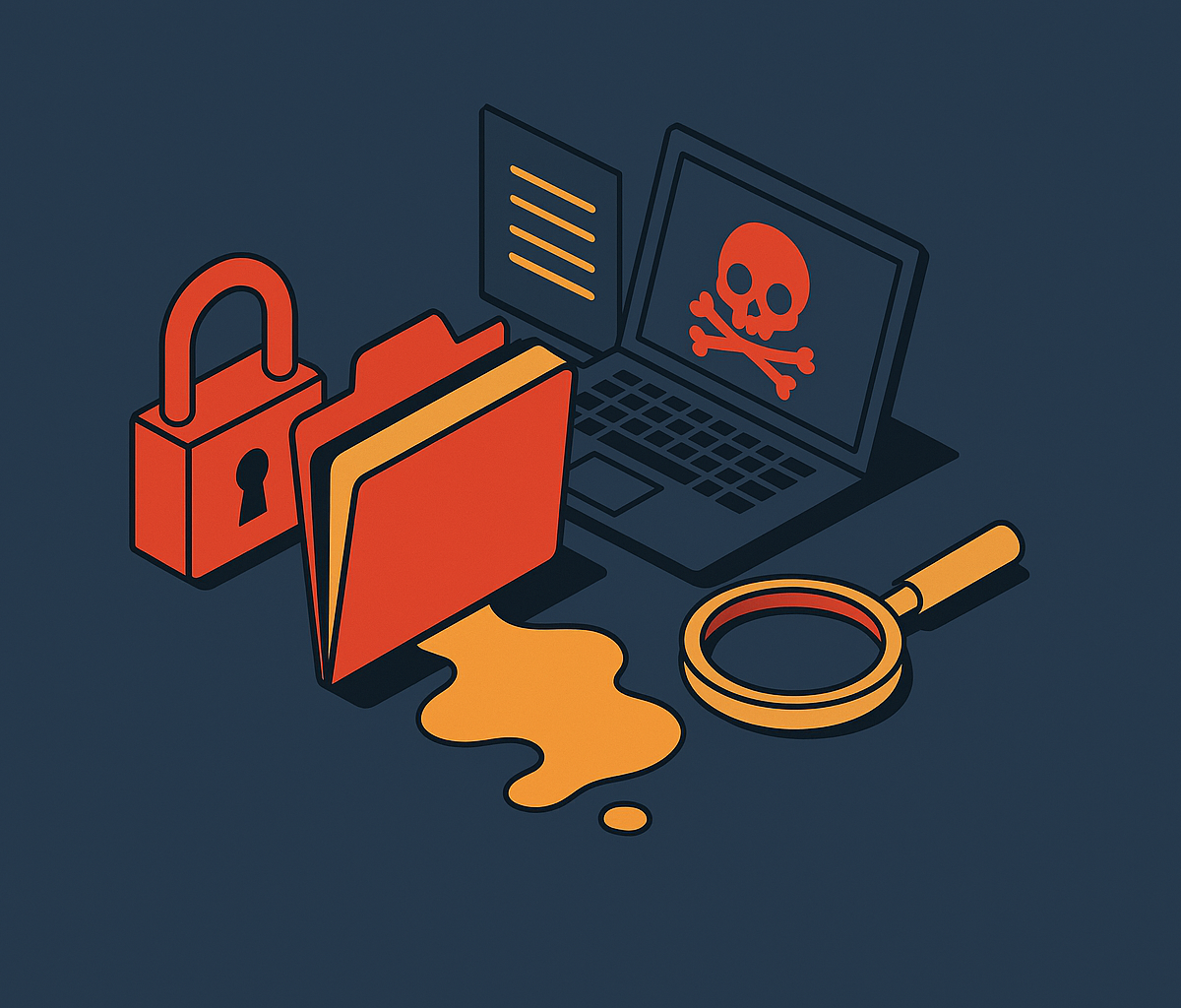 Cover illustration for “Conti Group Internal Leaks and Subsequent Investigations”