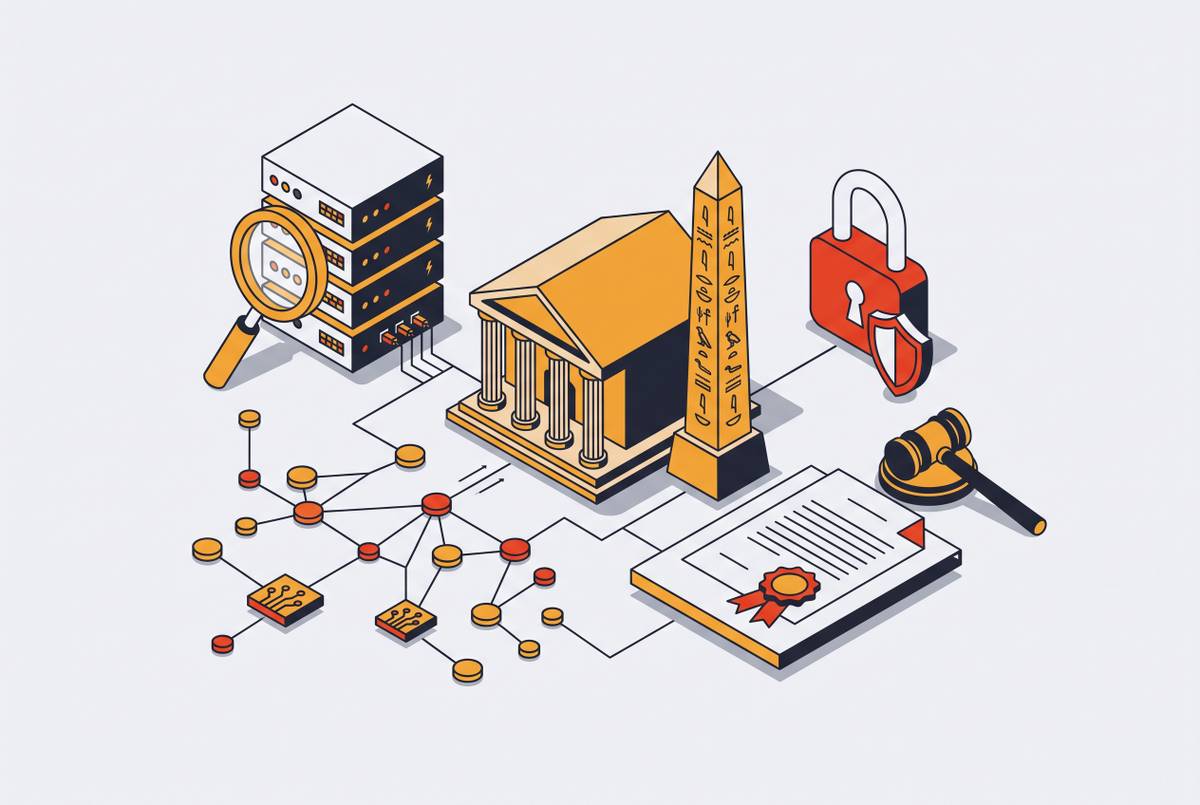 Cover illustration for “Egypt Cybercrime Law and Enforcement Activity”