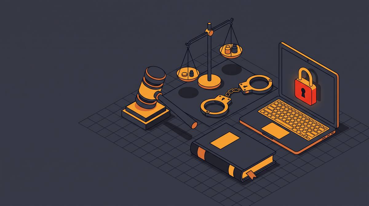Cover illustration for “Nepal Cybercrime Arrests and Legal Framework”