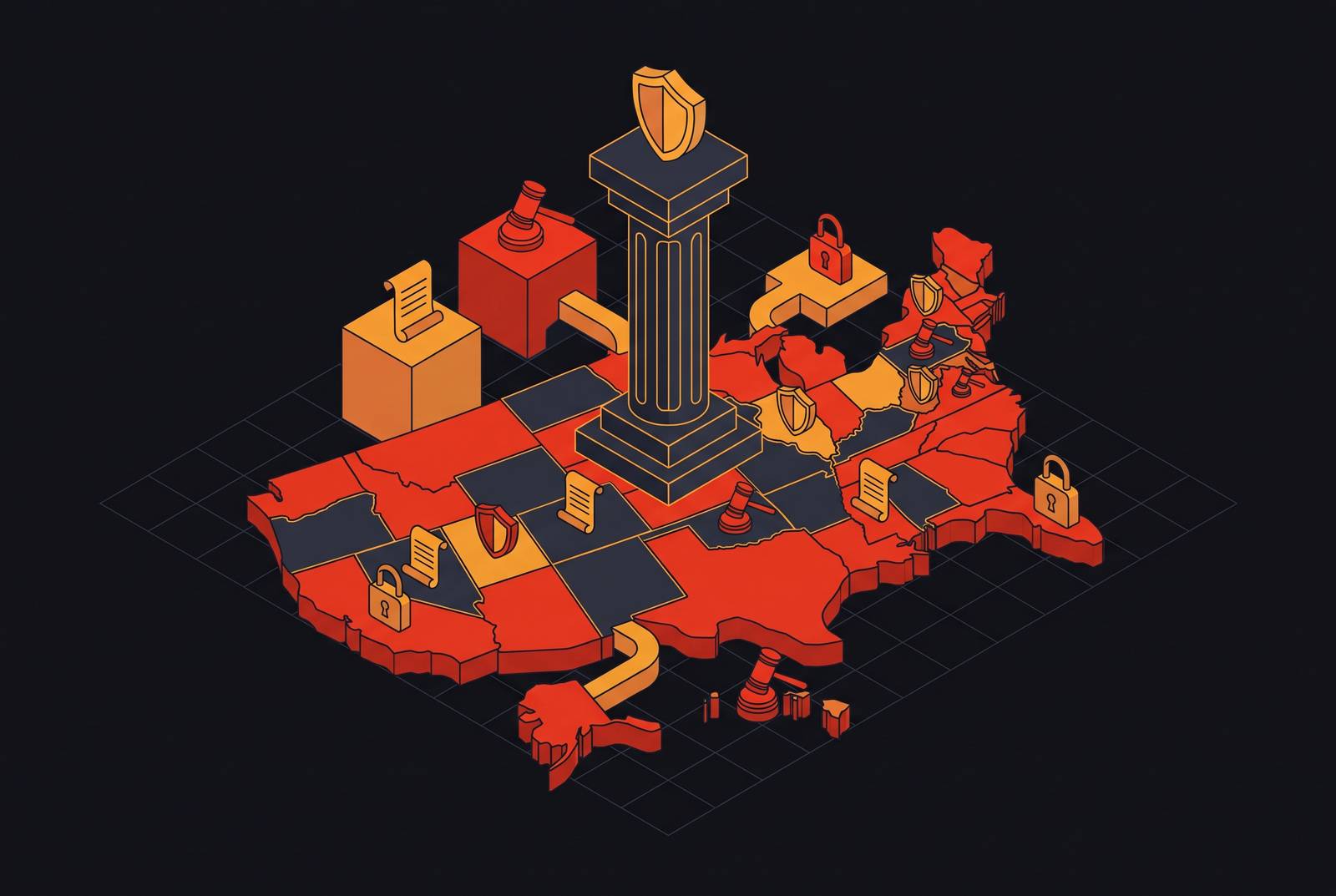 Cover illustration for “Doxxing Legality by US State and Federal Law”