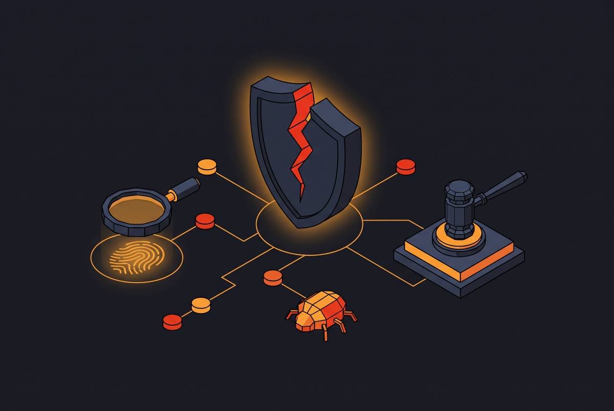 Cover illustration for “Zero-Day Vulnerability Attribution in Criminal Cases”