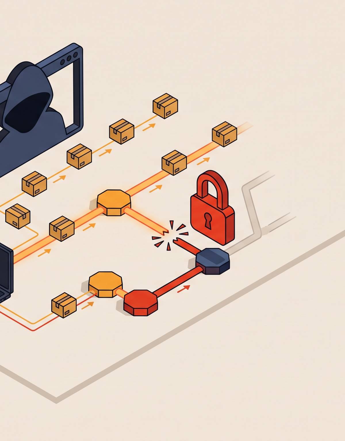 Cover illustration for “Silk Road Dark Web Marketplace Operations and Shutdown”