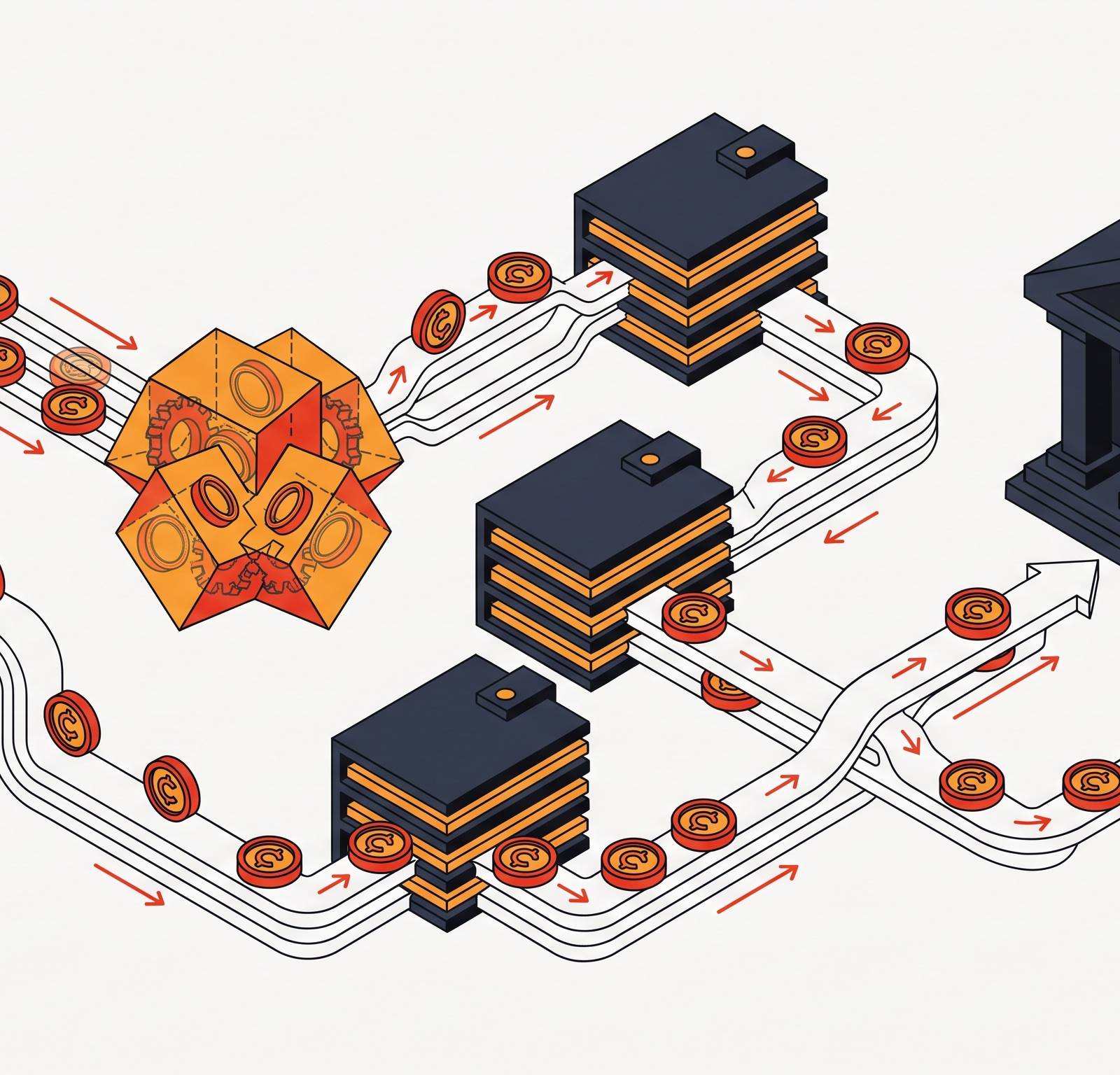Cover illustration for “Cryptocurrency Money Laundering in Cybercrime Prosecutions”