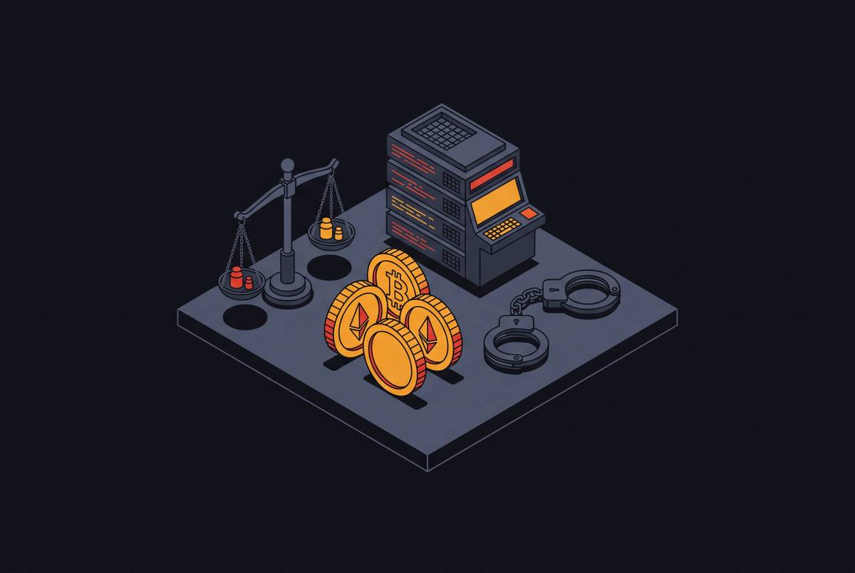 Cover illustration for “Cryptocurrency Exchange Executives Charged Under US Jurisdiction”