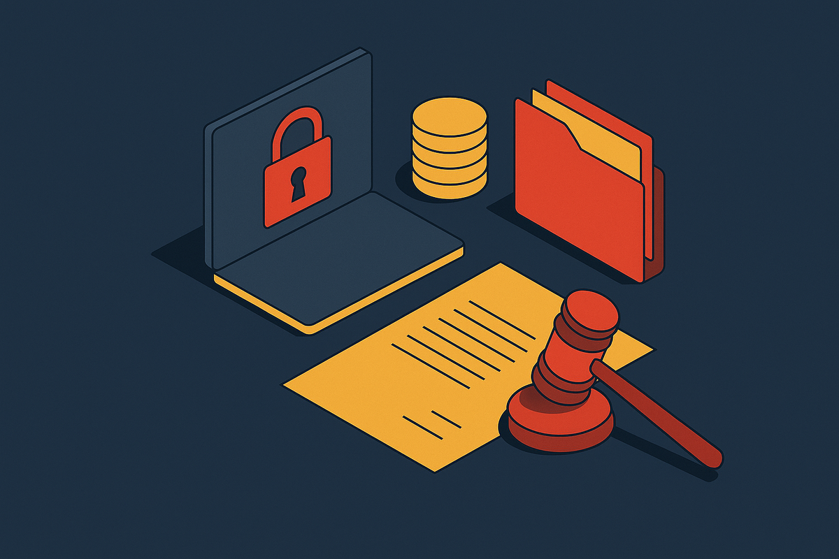 Cover illustration for “Ransomware Negotiation Firms and Their Legal Exposure”