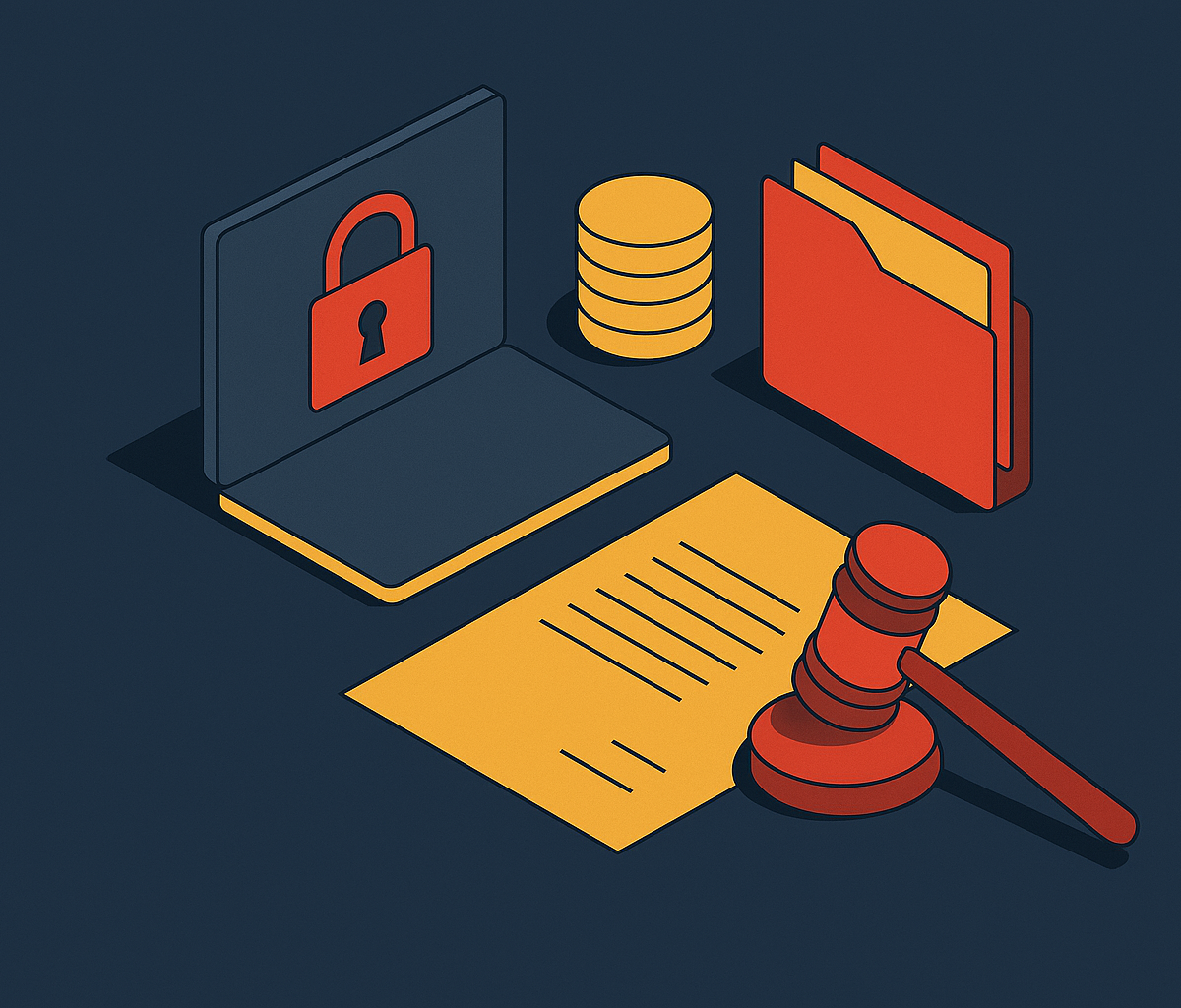 Cover illustration for “Ransomware Negotiation Firms and Their Legal Exposure”