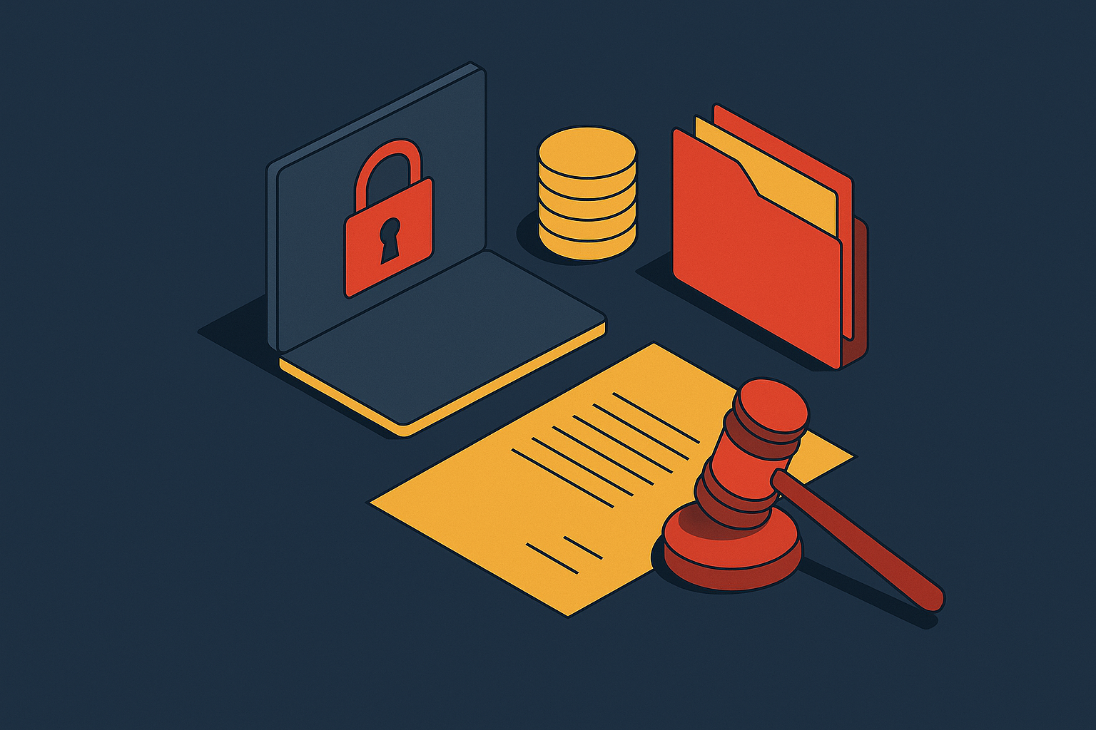 Cover illustration for “Ransomware Negotiation Firms and Their Legal Exposure”