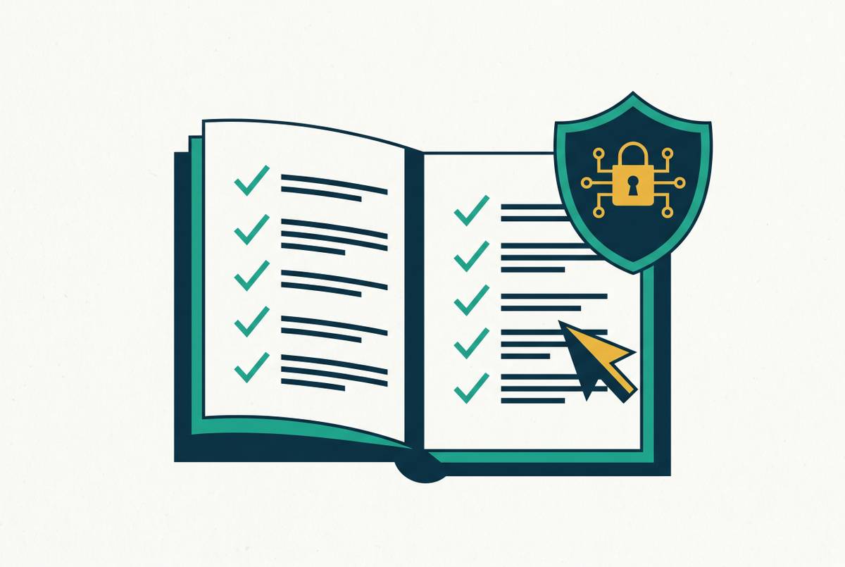 Cover illustration for “Reviewer Briefing Guides for Non-Writer Security Experts”
