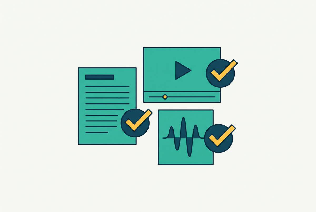 Cover illustration for “Technical Review Checklists for Different Security Content Formats”