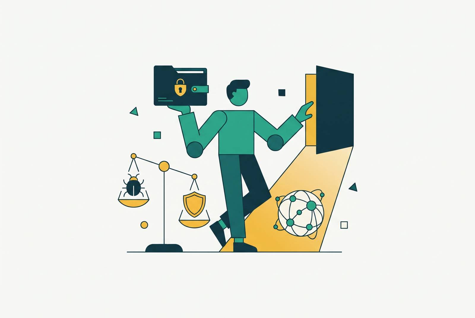 Cover illustration for “Deciding Whether to Publish Sensitive Security Research”
