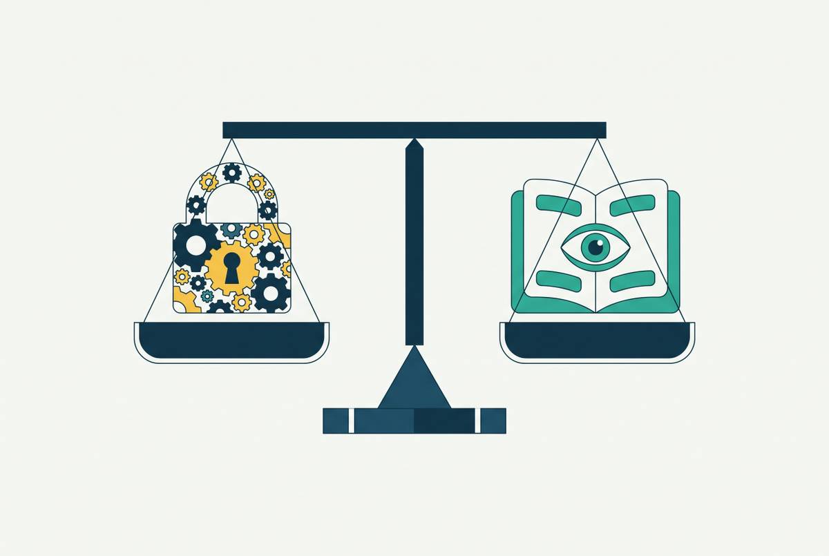 Cover illustration for “Technical Accuracy vs Accessibility Trade-Offs in Security Content”