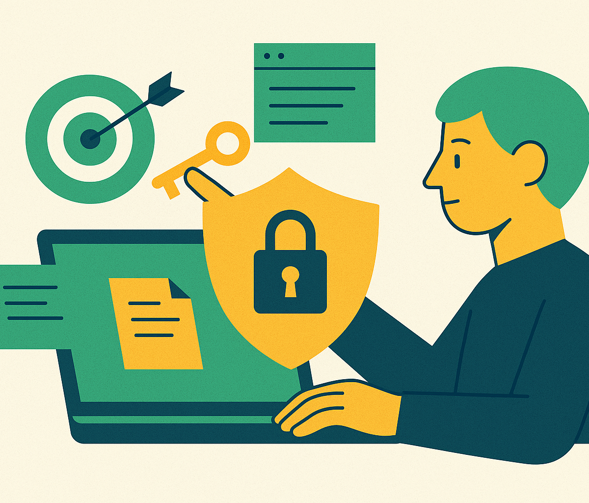 Cover illustration for “Developing a Cybersecurity Content Strategy From Scratch”