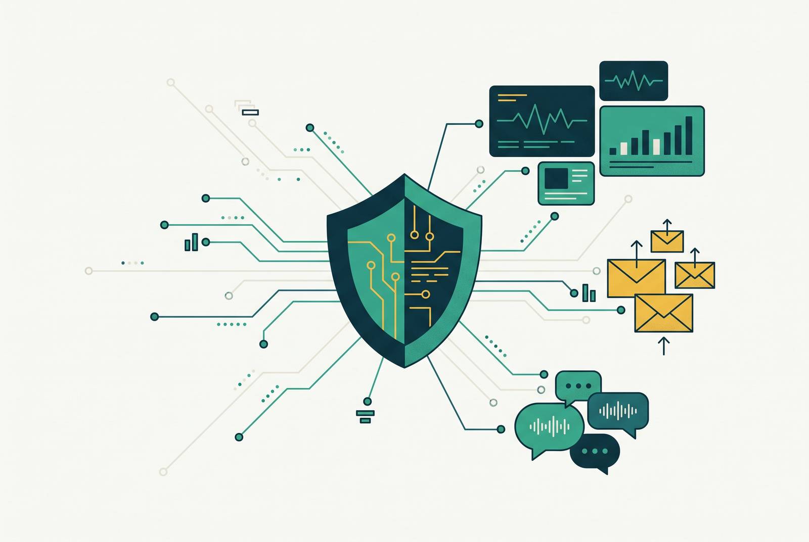 Cover illustration for “Distributing Security Research to Press and Analysts”