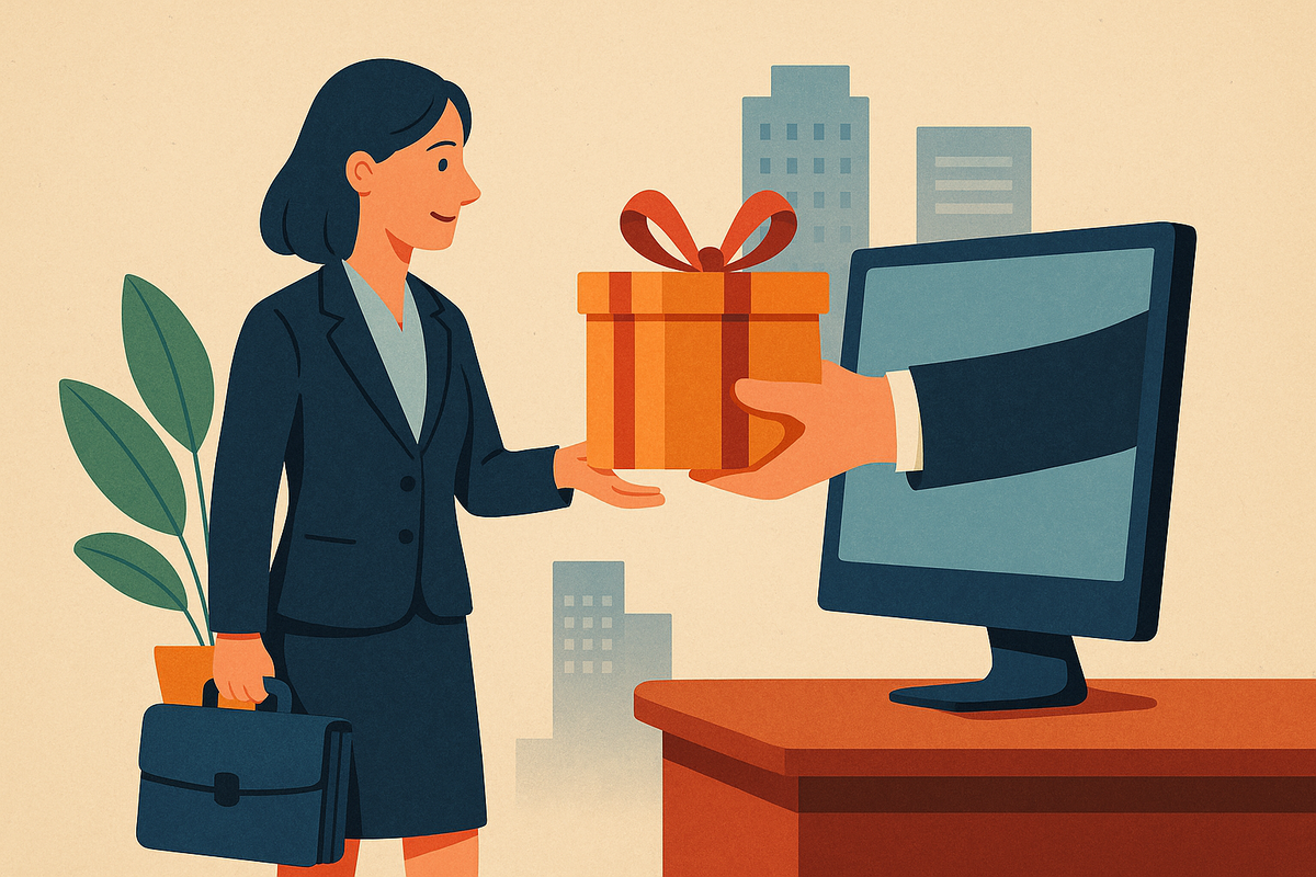 Cover illustration for “Corporate Gift Strategy for Account Based Marketing”