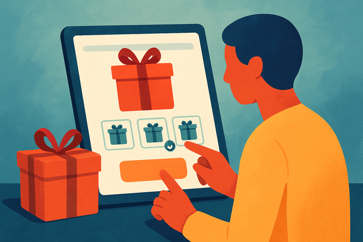 Cover illustration for “Gift Choice and Redemption Page Best Practices”