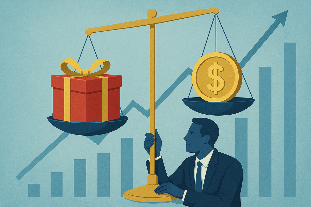 Cover illustration for “Measuring Corporate Gifting ROI”