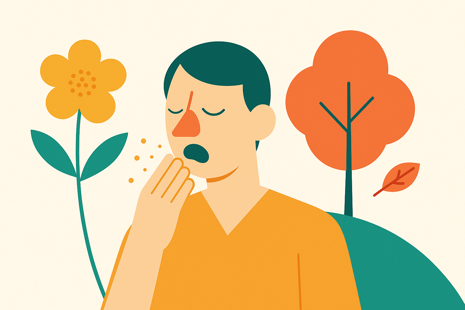 Cover illustration for “Perennial vs Seasonal Allergies in Adults”