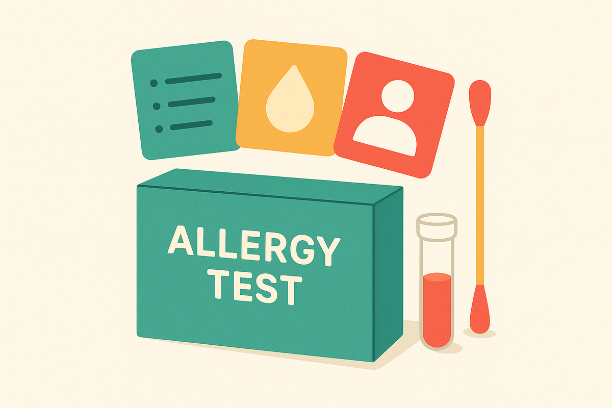 Cover illustration for “at-home allergy testing kits: comparing providers on panel breadth, sample method, and physician review”