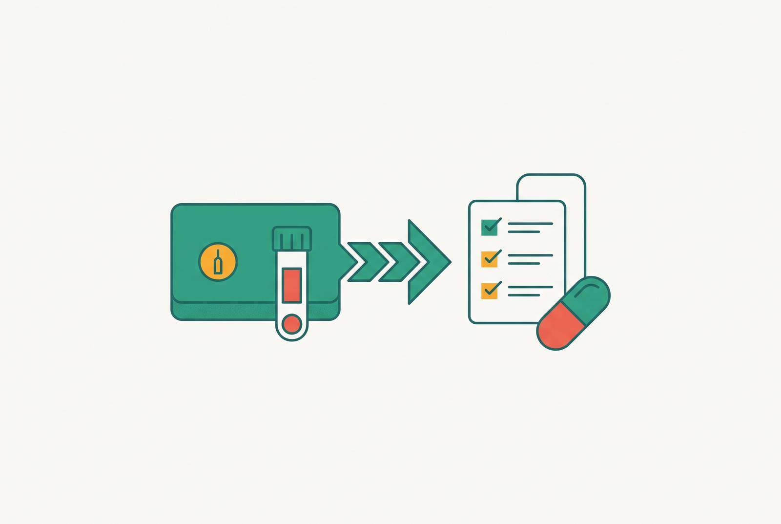 Cover illustration for “At-Home Allergy Testing Kits That Feed Into Treatment Plans”